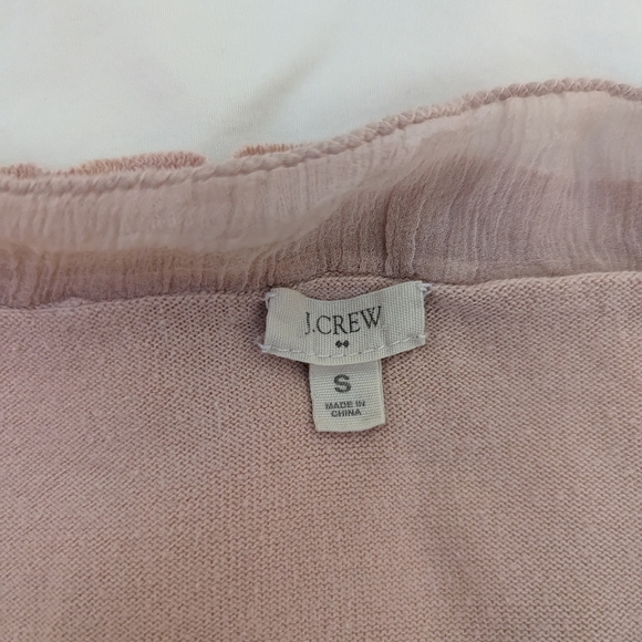 Light Pink J Crew V-neck Lightweight Sweater - Picture 2 of 5